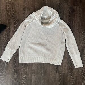 Market & Spruce Grey Cowl Neck Sweater